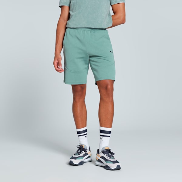 PUMATECH Men's 9" Shorts, Green Moon, extralarge-IND